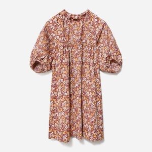 Everlane Shirred Mini Dress